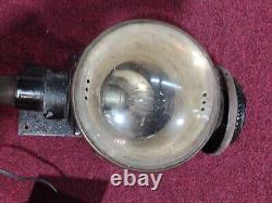 Vintage Antique Electrified Carriage Light Lantern Brass Coach Lamp