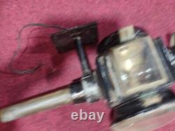 Vintage Antique Electrified Carriage Light Lantern Brass Coach Lamp