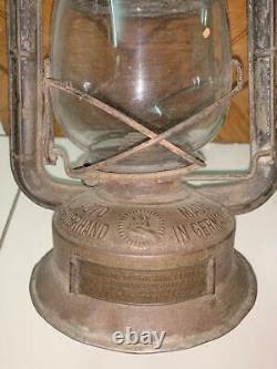 Vintage Antique Feuerhand No. 270 Kerosene Lamp Lantern Made In Germany