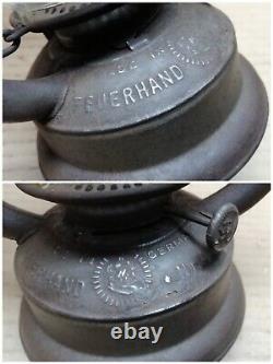 Vintage Antique GERMAN Gas Lamp FEUERHAND Nr 423 Collectible Gas Lantern WW1 WW2