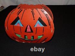 Vintage Antique Halloween Pumpkin JOL Jack O Lantern Cardboard