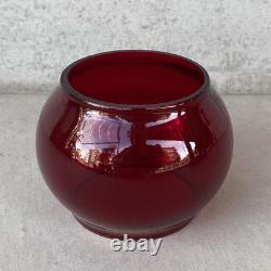 Vintage Antique Handlan St. Louis Railroad Lantern Oil Lamp / Outdoor Camping Red