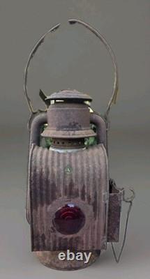 Vintage Antique Hibbard Spencer Bartlett & Co OVB Wagon Bantie Lantern