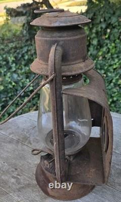 Vintage Antique Hibbard Spencer Bartlett & Co OVB Wagon Bantie Lantern