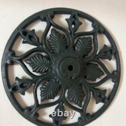 Vintage Antique Japanese Iron Hanging Lantern Candle stand TOUROU Height 30cm