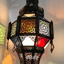 Vintage Antique Lamp Pendant Ceiling Light Fixture Hanging Lantern Iron