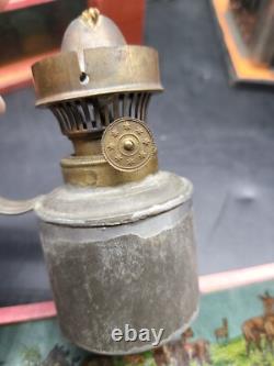 Vintage Antique Magic Lantern Projector with Glass Slides RARE