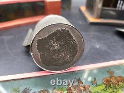 Vintage Antique Magic Lantern Projector with Glass Slides RARE