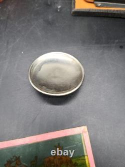 Vintage Antique Magic Lantern Projector with Glass Slides RARE