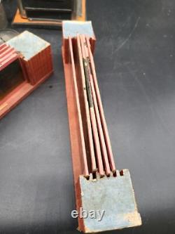 Vintage Antique Magic Lantern Projector with Glass Slides RARE