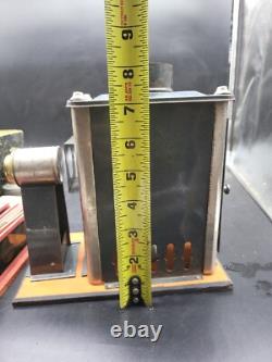 Vintage Antique Magic Lantern Projector with Glass Slides RARE