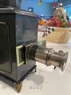 Vintage Antique Magic Lantern With Slides