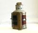 Vintage Antique Marine Nautical Lamp Lantern Green amd Red Glass