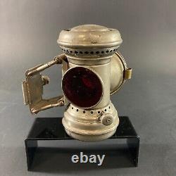 Vintage Antique Miller & Co Millo Bicycle Lantern Oil Burner Lamp Light British