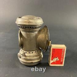 Vintage Antique Miller & Co Millo Bicycle Lantern Oil Burner Lamp Light British