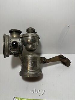 Vintage Antique Miller Mfg Arc Light CARBIDE BICYCLE Lamp LANTERN Light 1900's