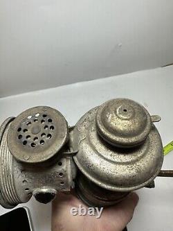 Vintage Antique Miller Mfg Arc Light CARBIDE BICYCLE Lamp LANTERN Light 1900's