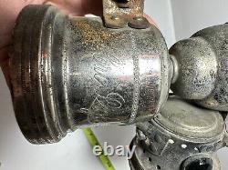 Vintage Antique Miller Mfg Arc Light CARBIDE BICYCLE Lamp LANTERN Light 1900's