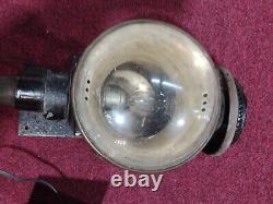 Vintage Antique Oil/Kerosene Electrified Carriage Light Lantern Brass Coach Lamp