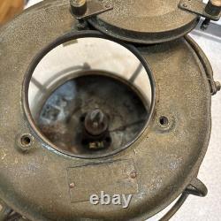 Vintage / Antique Old Marine Navigation Lamp / Ships Maritime Lantern Rare
