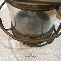 Vintage / Antique Old Marine Navigation Lamp / Ships Maritime Lantern Rare