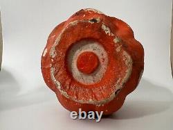 Vintage Antique Paper Mache Jack-O-lantern Pumpkin Halloween Collectible