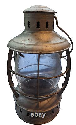 Vintage Antique Perkins Marine Ships Deck Lantern