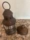 Vintage Antique Perkins / Perko Keyhole Oil Marine Lantern