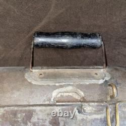 Vintage Antique Peter Gray & Sons Mfg. Railroad Or Tackle Box Stamped 913 Exc