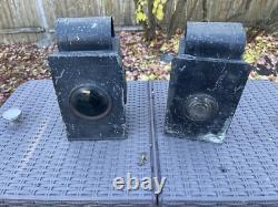 Vintage Antique Railroad Signal Lanterns Train Lamps