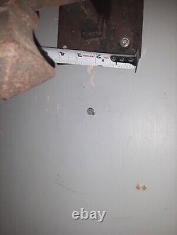 Vintage Antique Steel exterior lantern sconce 1910's, original. Porch light rare