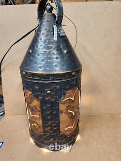 Vintage Antique Tiki Light Lantern Door County Baileys Harbor Florian II Italy