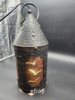 Vintage Antique Tiki Light Lantern Door County Baileys Harbor Florian II Italy