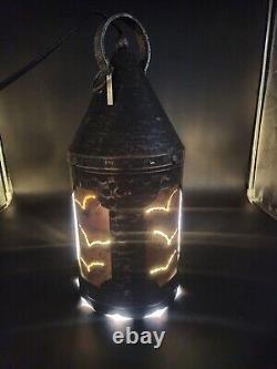 Vintage Antique Tiki Light Lantern Door County Baileys Harbor Florian II Italy