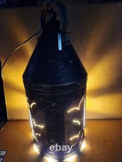 Vintage Antique Tiki Light Lantern Door County Baileys Harbor Florian II Italy