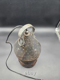 Vintage Antique Tiki Light Lantern Door County Baileys Harbor Florian II Italy