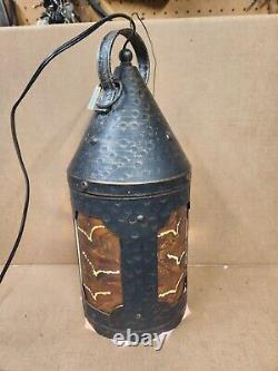 Vintage Antique Tiki Light Lantern Door County Baileys Harbor Florian II Italy