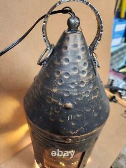 Vintage Antique Tiki Light Lantern Door County Baileys Harbor Florian II Italy