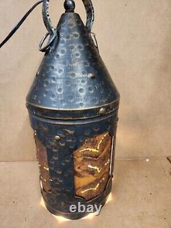 Vintage Antique Tiki Light Lantern Door County Baileys Harbor Florian II Italy
