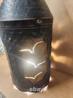 Vintage Antique Tiki Light Lantern Door County Baileys Harbor Florian II Italy