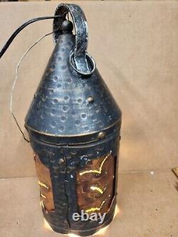 Vintage Antique Tiki Light Lantern Door County Baileys Harbor Florian II Italy