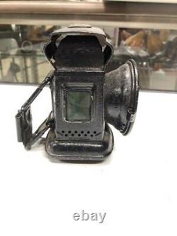 Vintage Antique Unique Early BICYCLE Lamp LANTERN Light w JEWELS 1900's OLD Bike