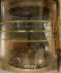 Vintage Antique WOLF Coal Miners Safety Lamp Lantern, BROOKLYN, NEW YORK