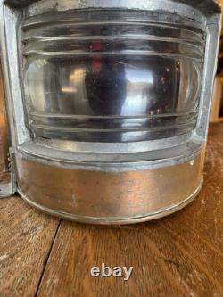 Vintage-Antique-WW11-Alderson-Ship's-Nav-Light-Port-All-Brass-VeryNice-Gorgeous
