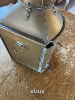 Vintage-Antique-WW11-Alderson-Ship's-Nav-Light-Port-All-Brass-VeryNice-Gorgeous