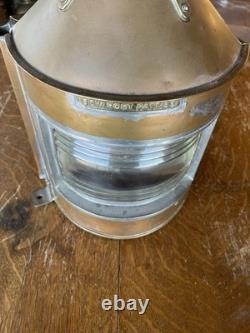 Vintage-Antique-WW11-Alderson-Ship's-Nav-Light-Port-All-Brass-VeryNice-Gorgeous