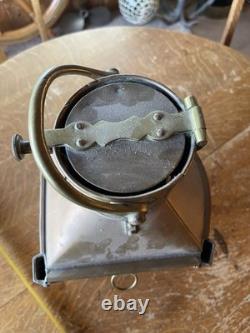 Vintage-Antique-WW11-Alderson-Ship's-Nav-Light-Port-All-Brass-VeryNice-Gorgeous