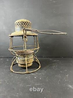 Vintage Armsphere Railroad Lantern 1925 Rail Way Collectible Antique Rustic ATQ