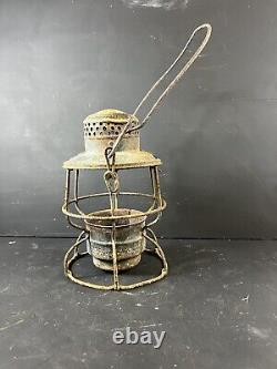 Vintage Armsphere Railroad Lantern 1925 Rail Way Collectible Antique Rustic ATQ