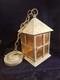 Vintage Arts and Crafts Craftsman Mission Style Hanging Lantern Solid Brass